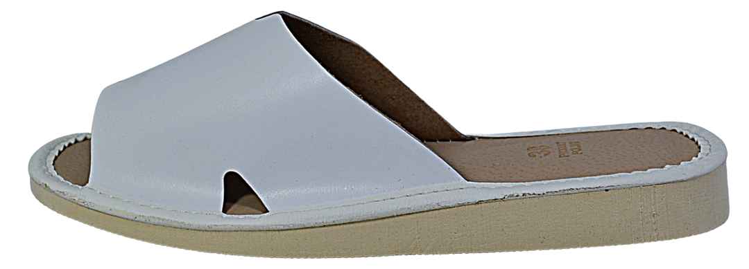 Aubrey - Women handmade leather slippers - Reindeer Leather