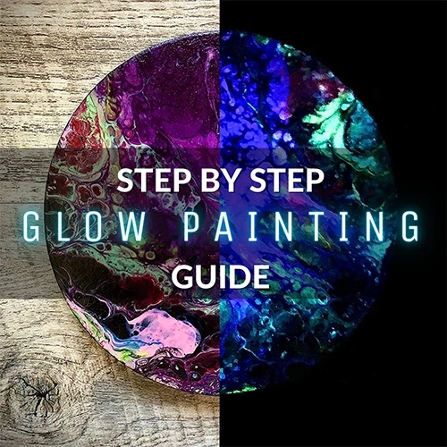 how to make a glow in the dark painting