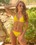 Harley in Gems and Chains Yellow 2 piece swimsuit