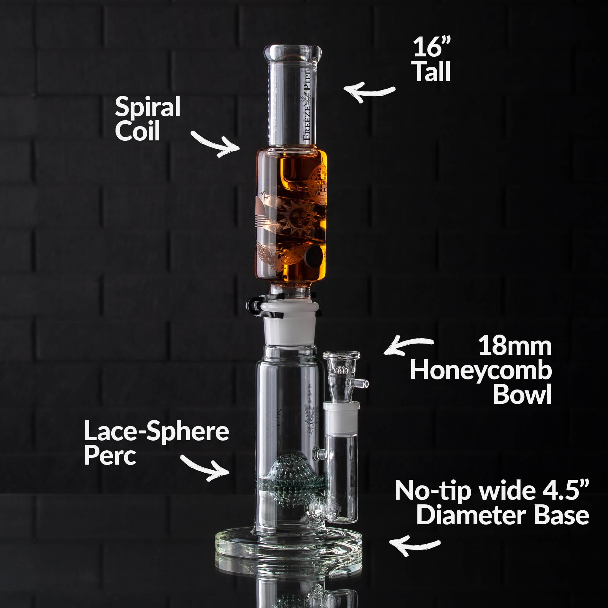 straight tube bong specs