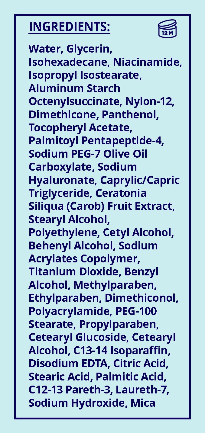 ingredient list that contains some harmful chemicals which you don't want