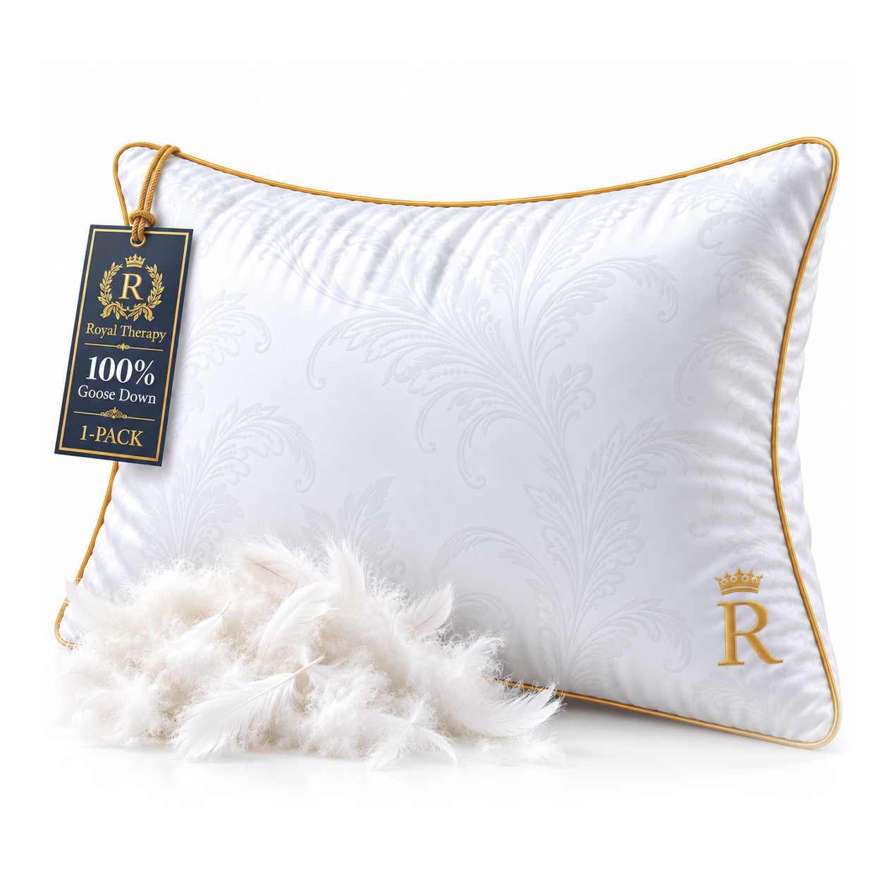 Royal Therapy Premium Gel Microfiber Hotel Pillow 2-Pack