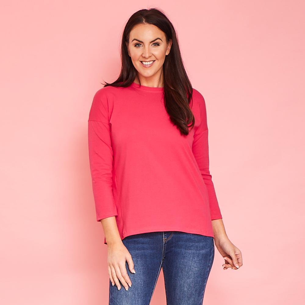 Riley Top (Fuschia Pink)
