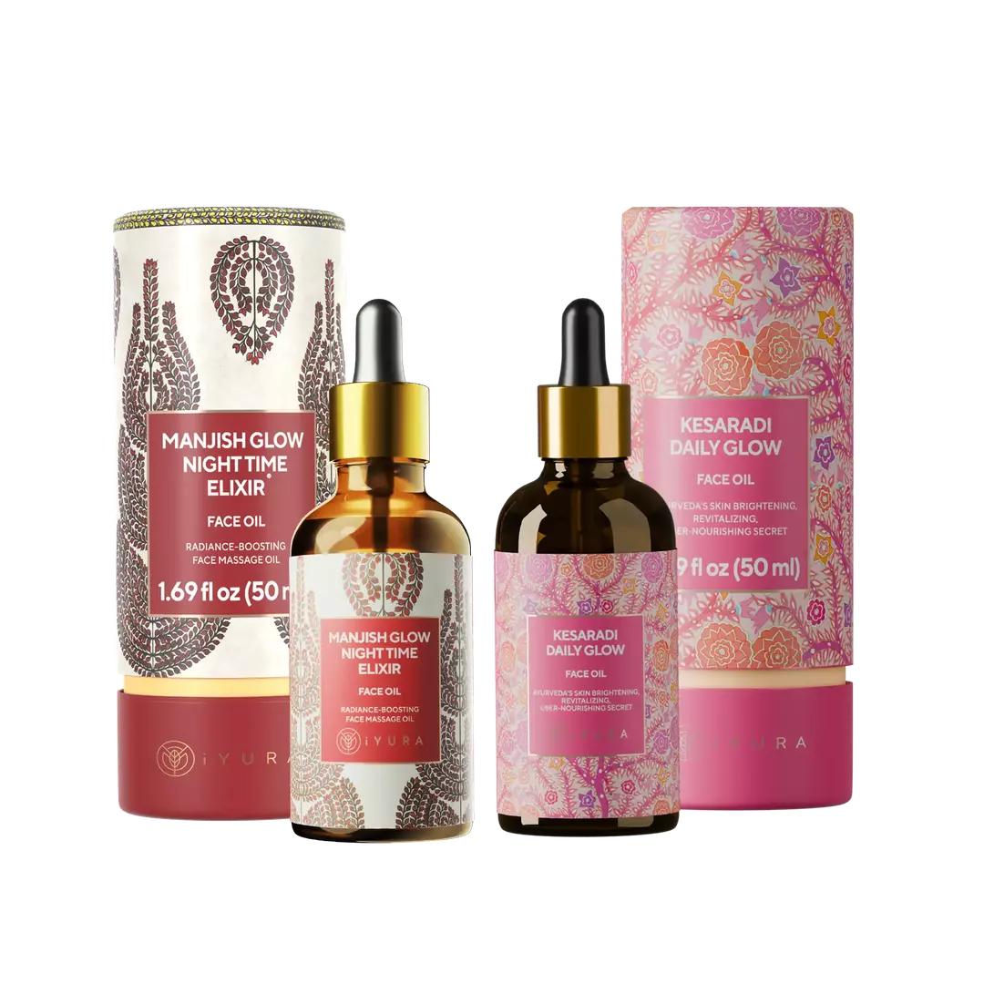 Day & Night Face Oil Duo - with packaging