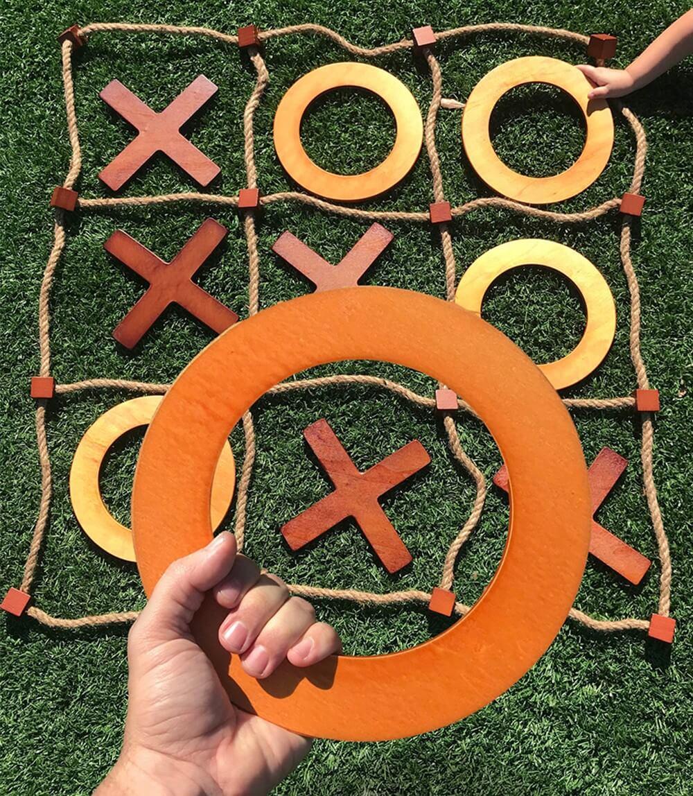 Tic-Tac-Toe Spiel Outdoor, ca. 120 x 112cm