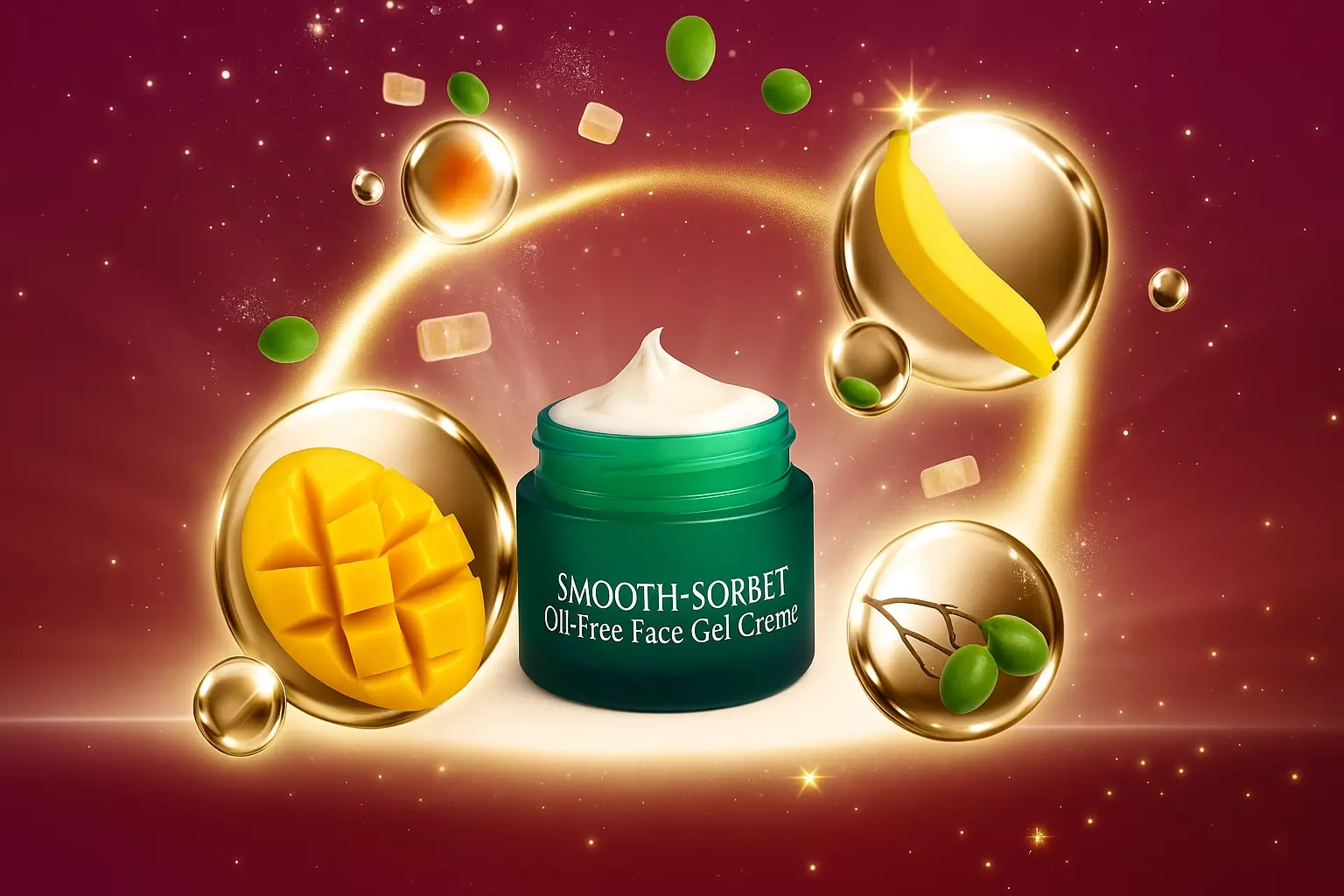 Smooth Sorbet creme jar with HOG PLUM, MANGO and BANANA