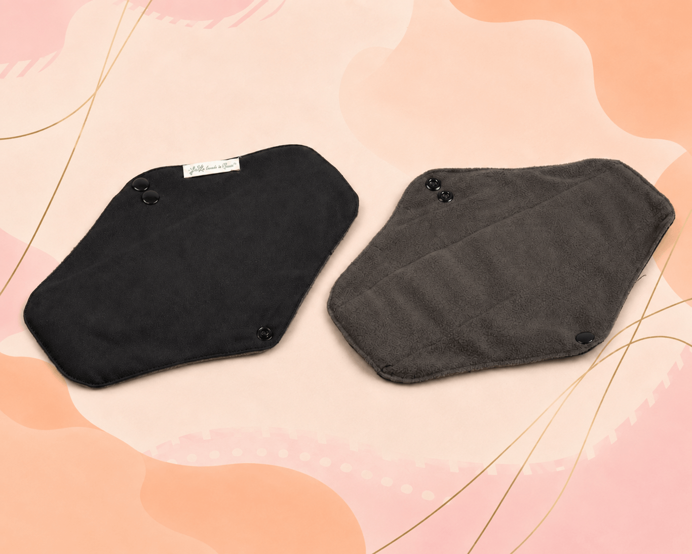 pads menstruels en fibre de charbon de bambou