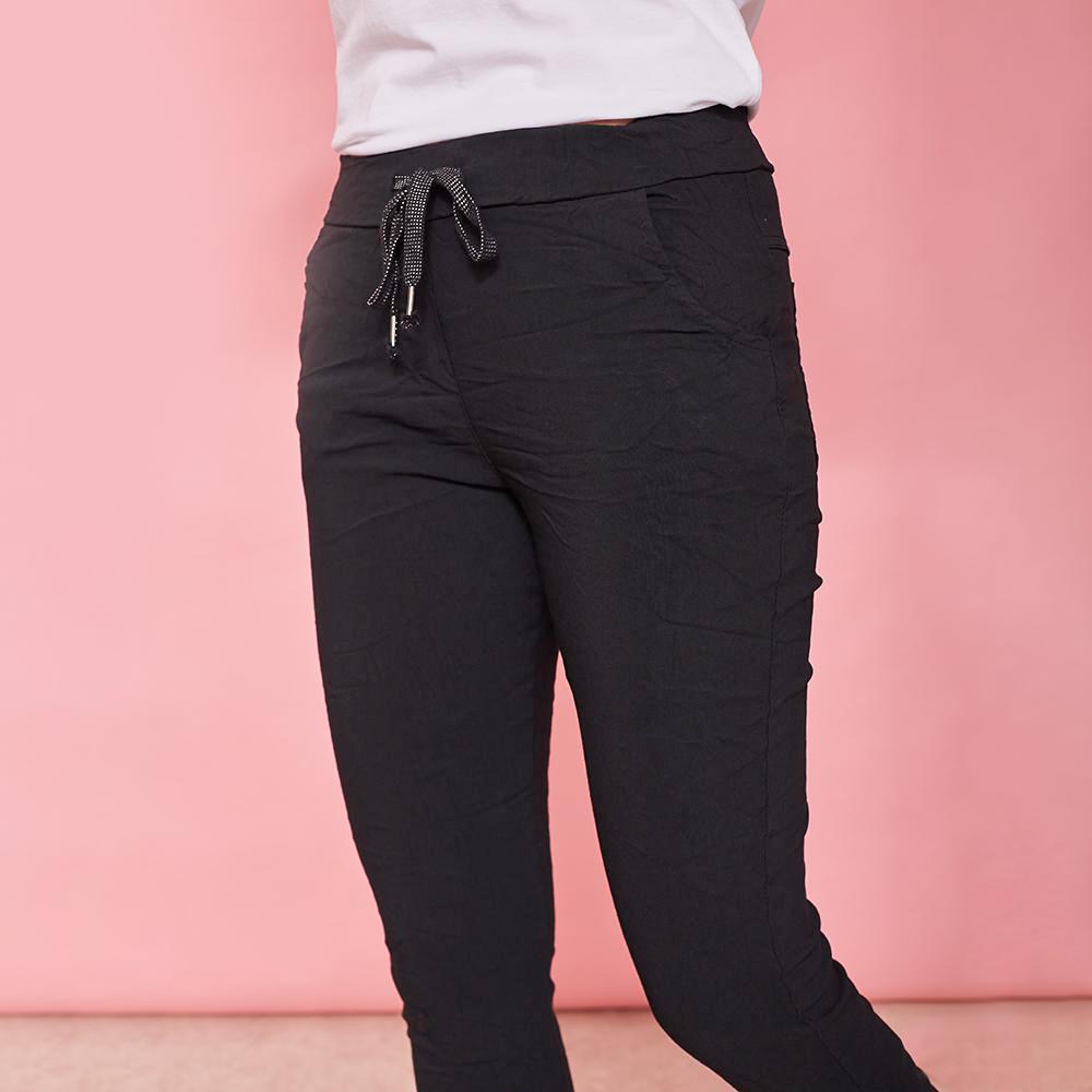 Charlie Relaxed Stretch Jogger (Black)