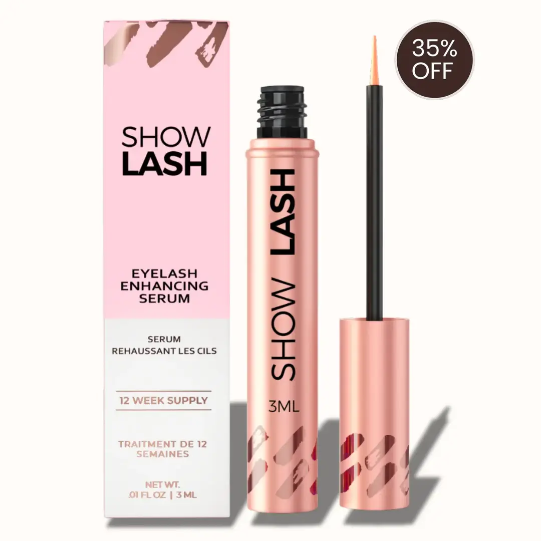 Show lash bottle and box