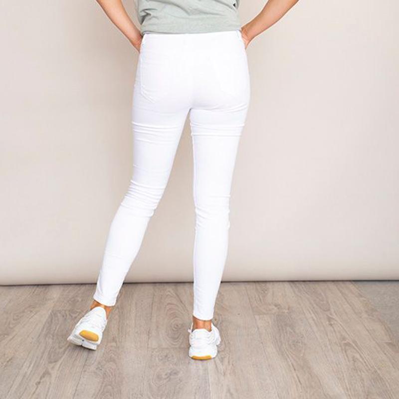 Stretch Waist Cotton Trouser