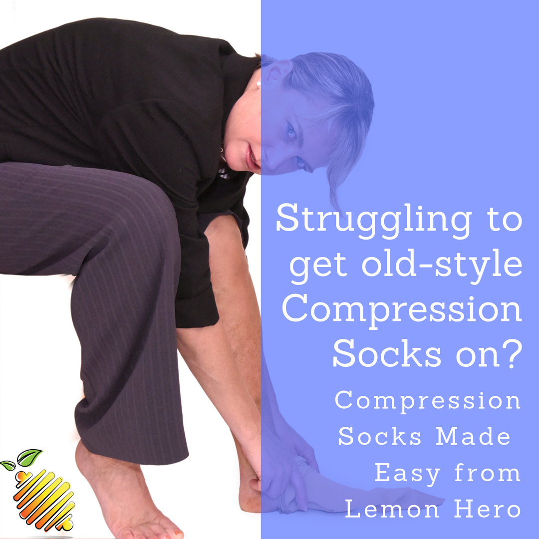Lemon Hero Medical Zippered Pregnancy Compression Socks for Women - Open  Toe 20-30 mmHg Maternity Compression Socks, Perfect for Varicose Veins 