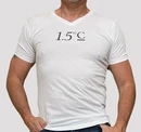 1.5C Earth Focus Advocacy V-Neck T-Shirt_Involvd Social Advocacy Clothing Brand