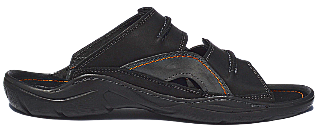 Jacob - Men open toe outdoor slippers - Reindeer Leather