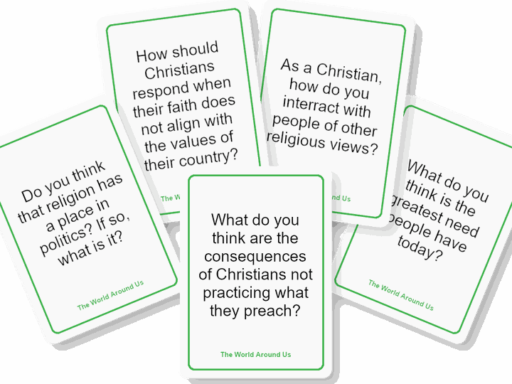 CHRISTIAN Pack – Talking Point Cards