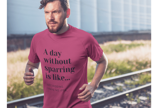 mma t shirt, boxing t shirt, martial arts t shirts, cool boxing shirts, day without sparring t shirt, jiu jitsu t shirt, bjj t shirt, taekwondo t shirt, motivational t shirt