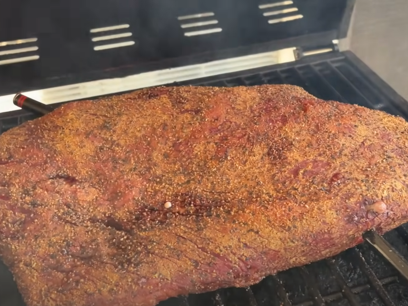 Texas Style Brisket Flat On A Pellet Grill NewAir review