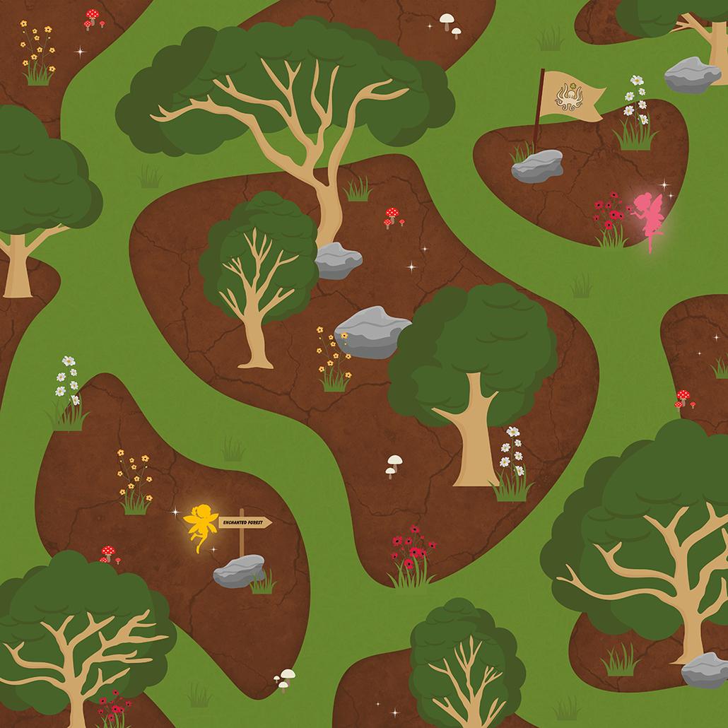 Magic Forest Playmat For Kids