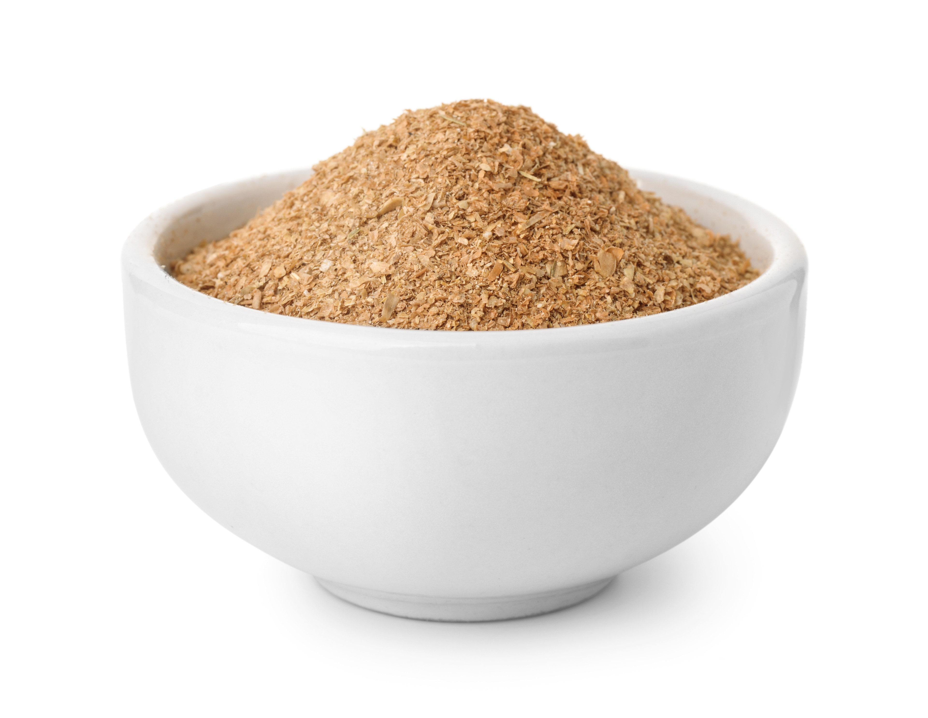 ingredient rice bran in a bowl