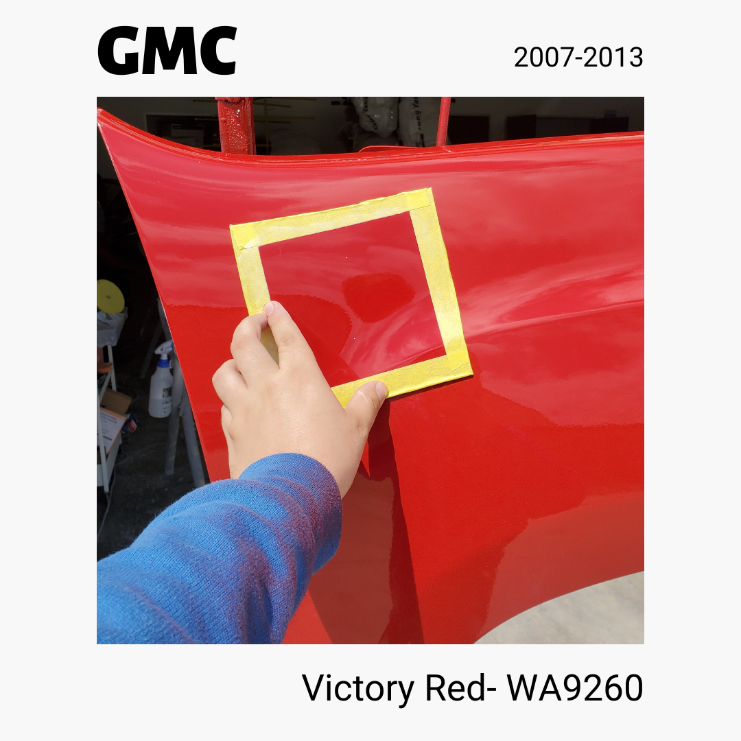 2007-2013 GMC Sierra Victory Red (WA9260) - ReveMoto Custom Paint Match