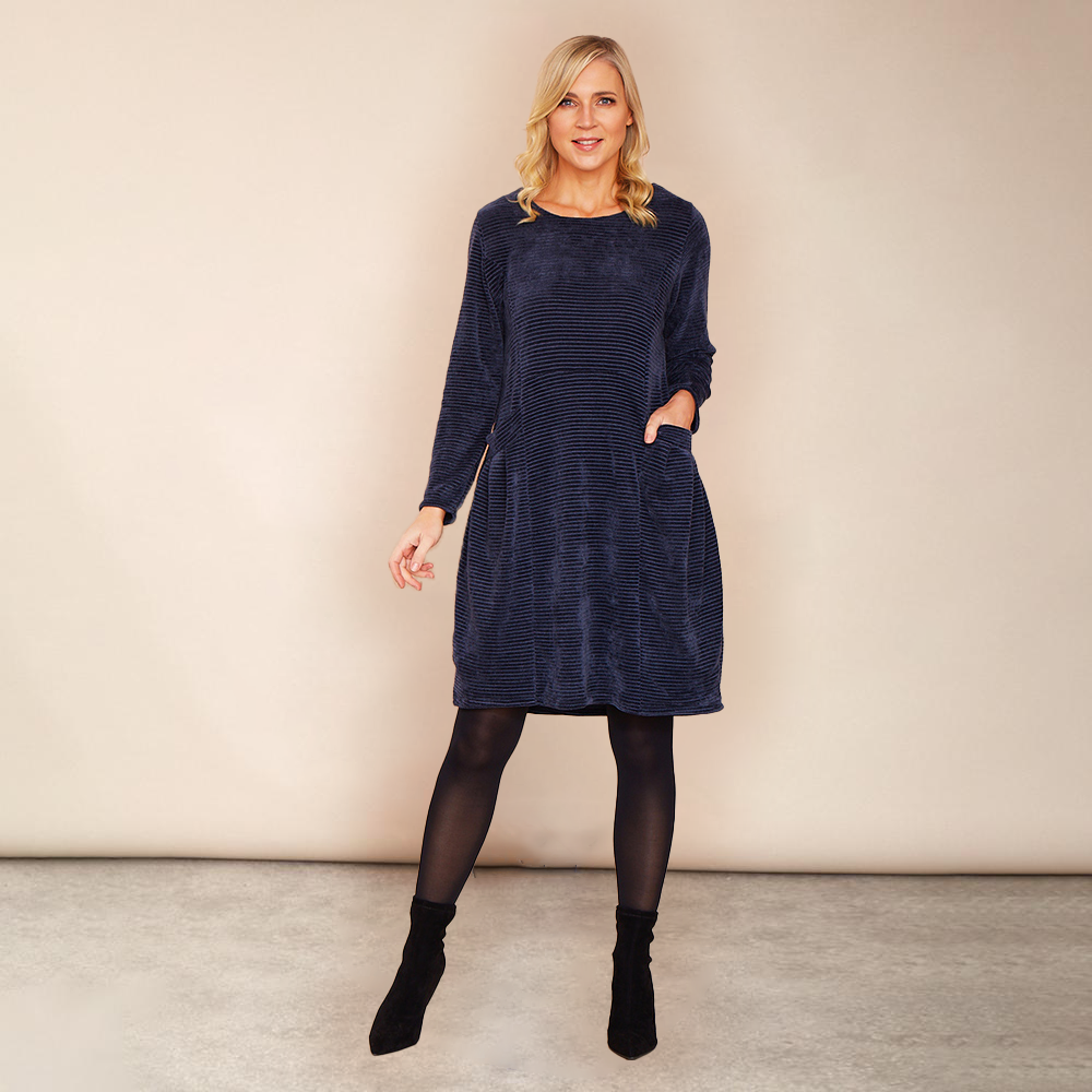 Tessa Dress (Navy)