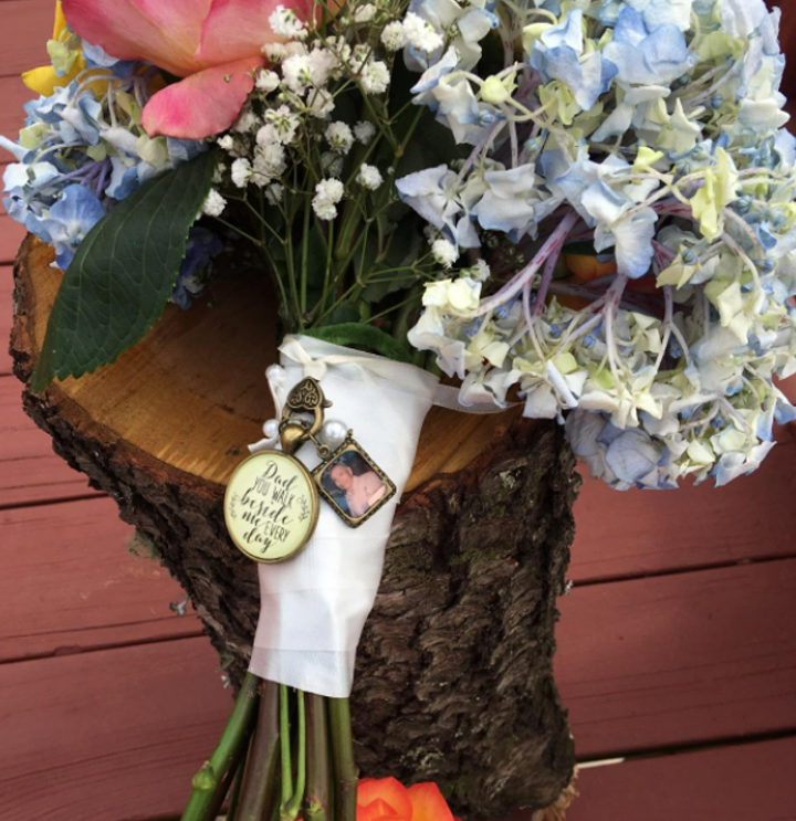DIY Wedding Bouquet Memory Charms 