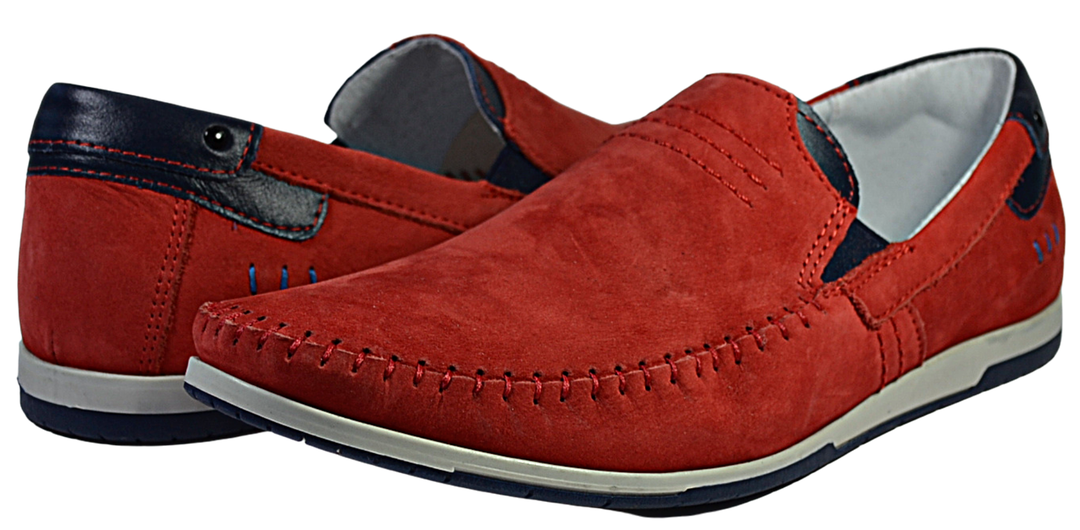 Sander - men's slip-on dress shoes - Reindeer Leather