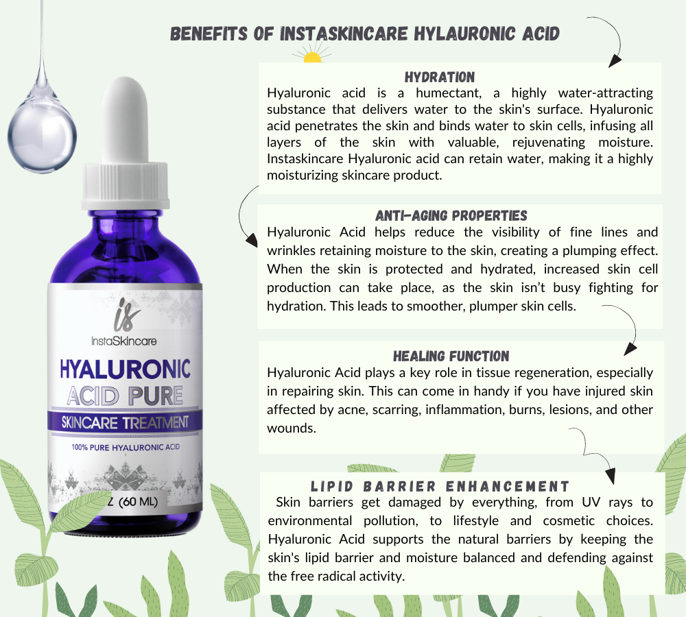 Hyaluronic Acid Serum 8oz instaskincareusa