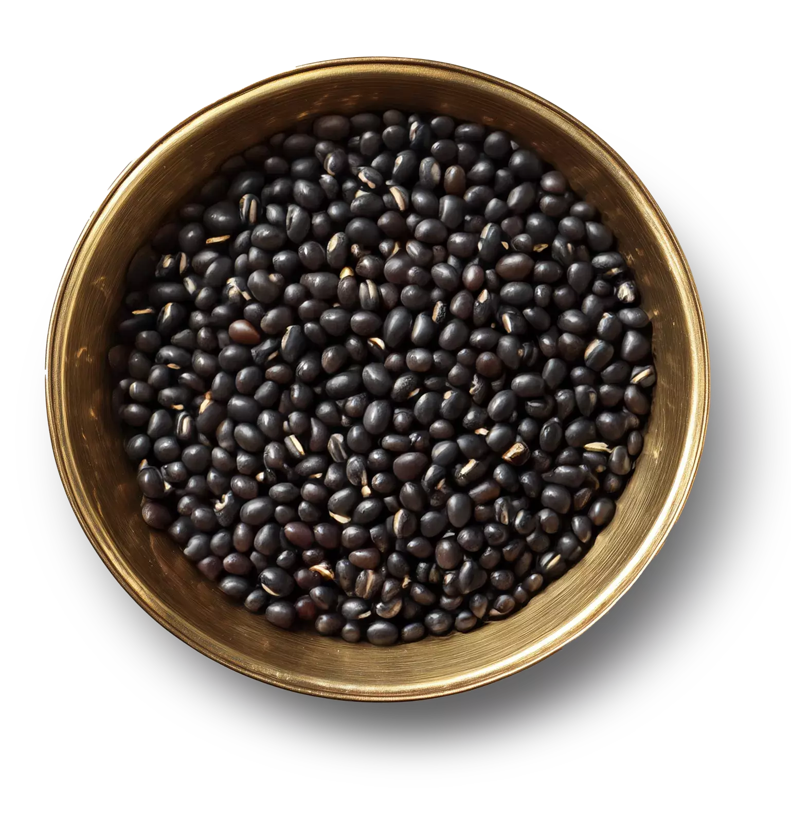 black gram in bowl