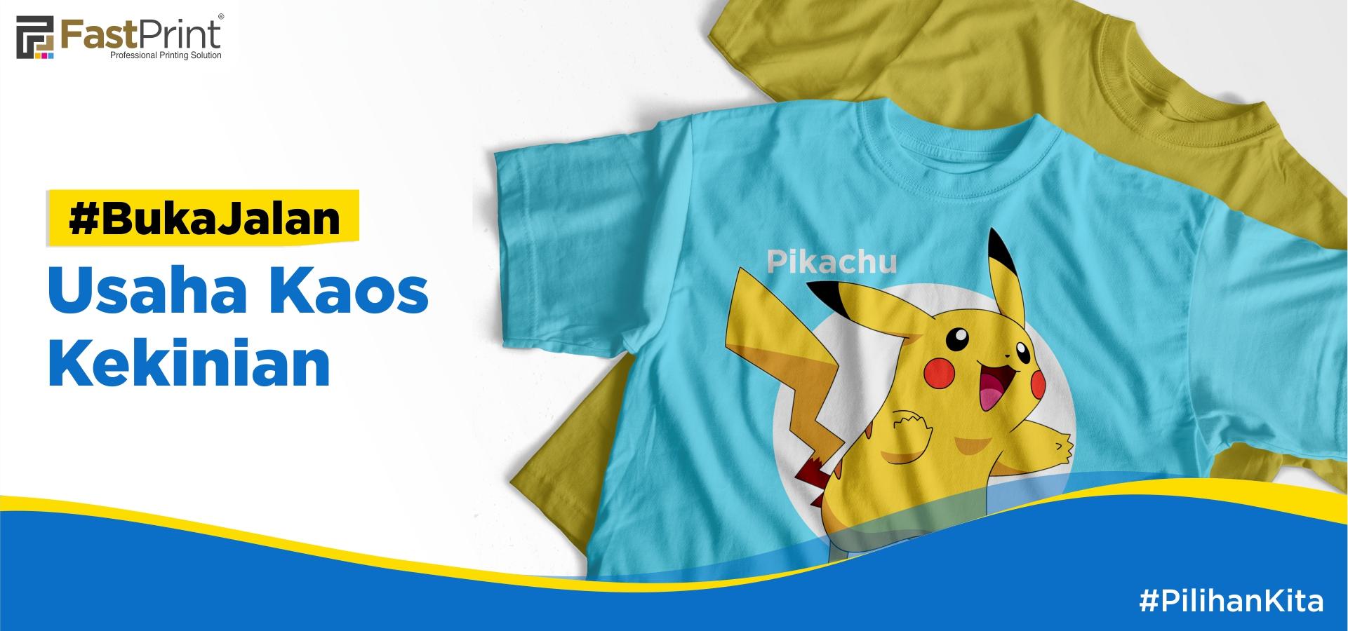 usaha kaos, buka jalan