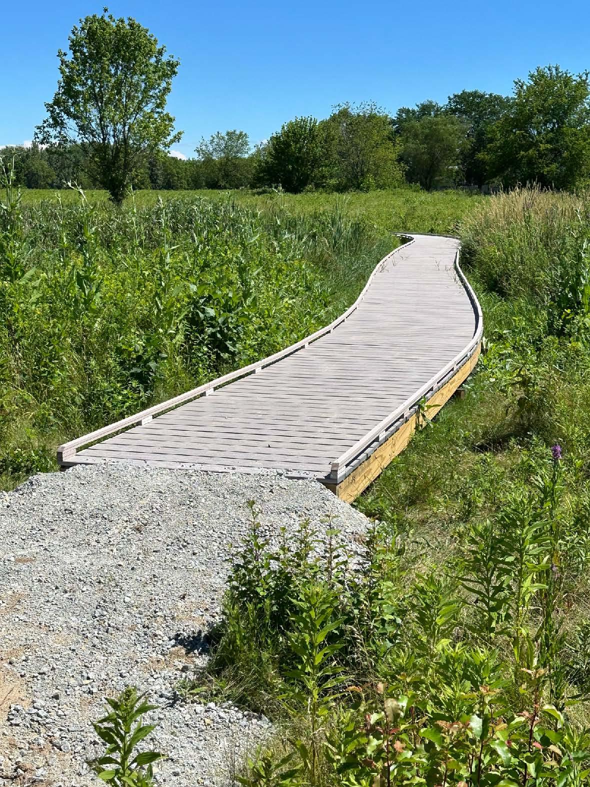 Boardwalk along the Canadian Trail