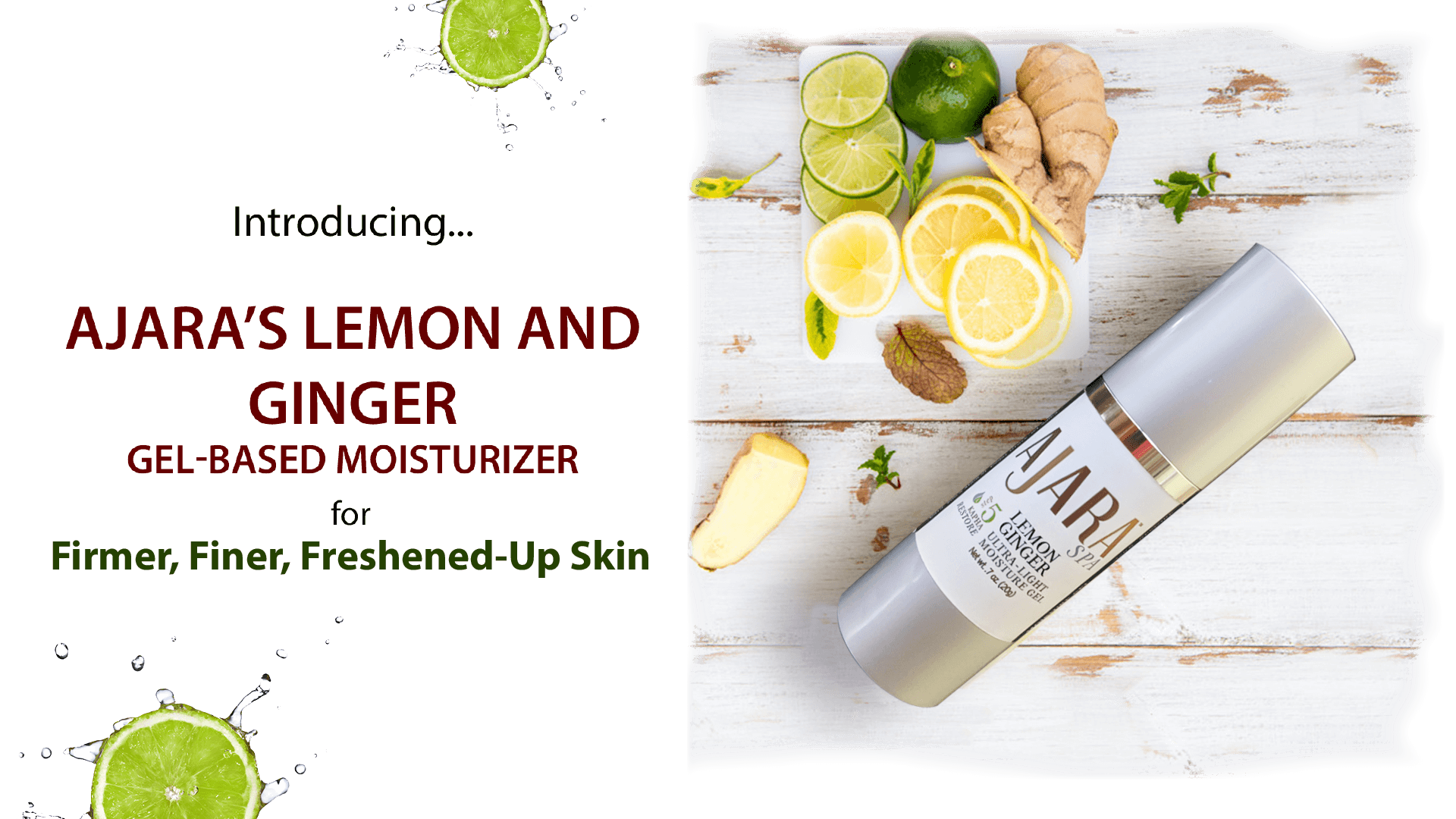 Ajara Lemon Ginger Ultra-Light Moisture Gel