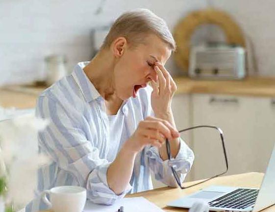 tired woman before shilajit