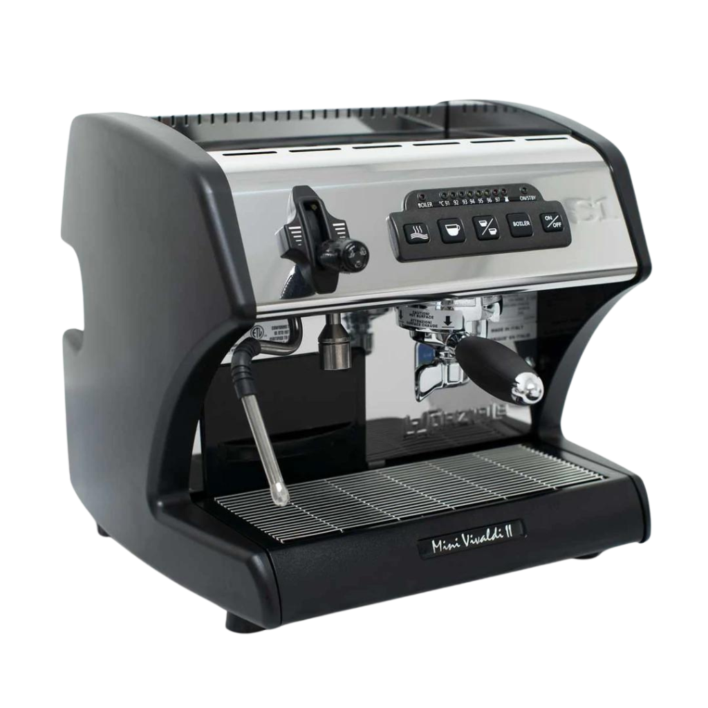 mini vivaldi espresso machine black