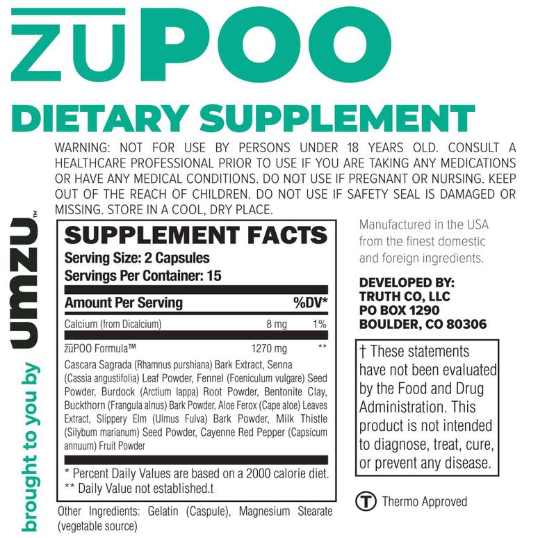 zuPOO by UMZU Cleanse, Digestion & More UMZU