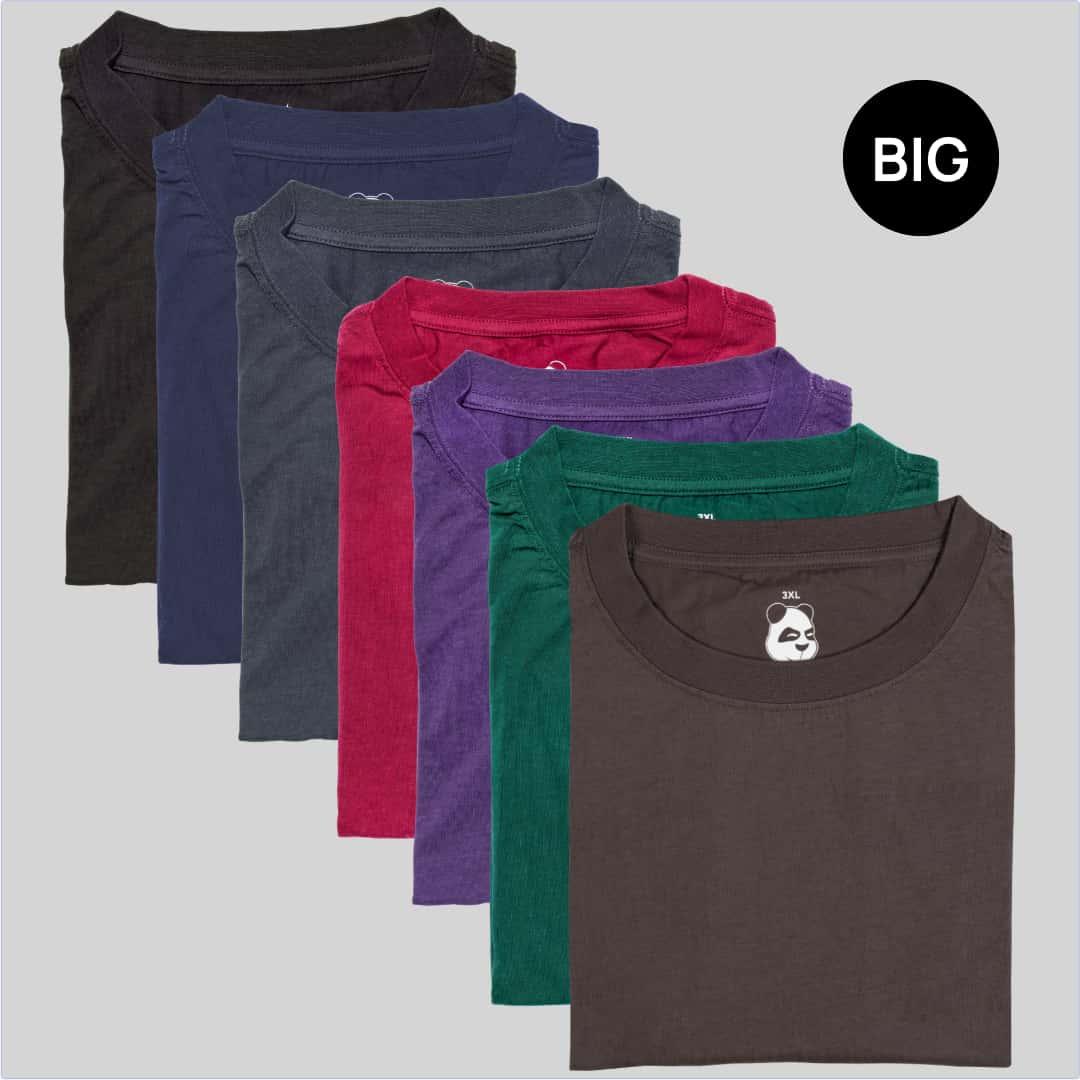 Big Men's Ultimate Crew Neck 6-Pack T-Shirt Bundle