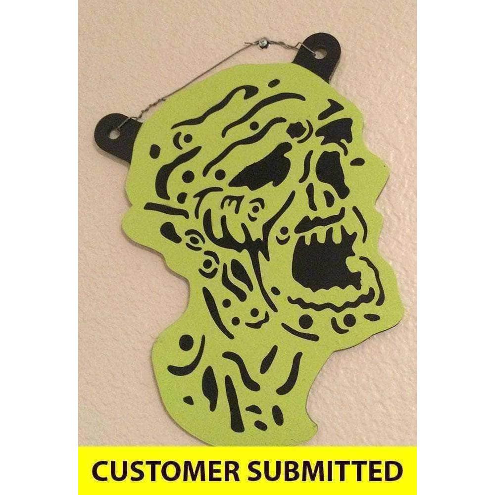 zombie target stencil