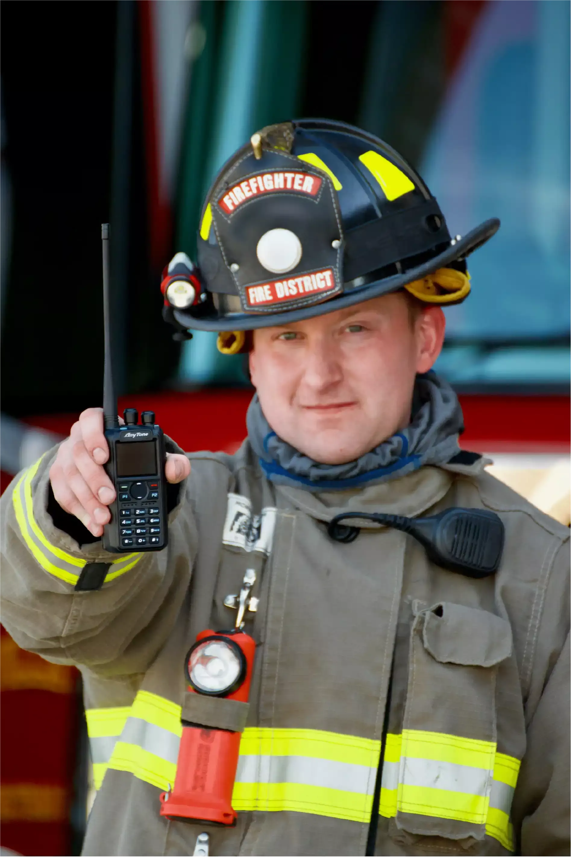 Fire Fighter Radio User