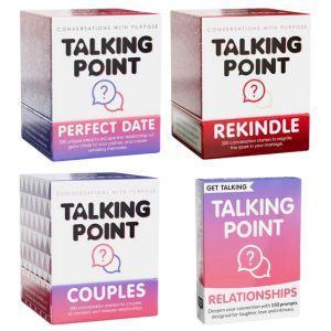 the one for couples conversation cards bundle, talking point cards