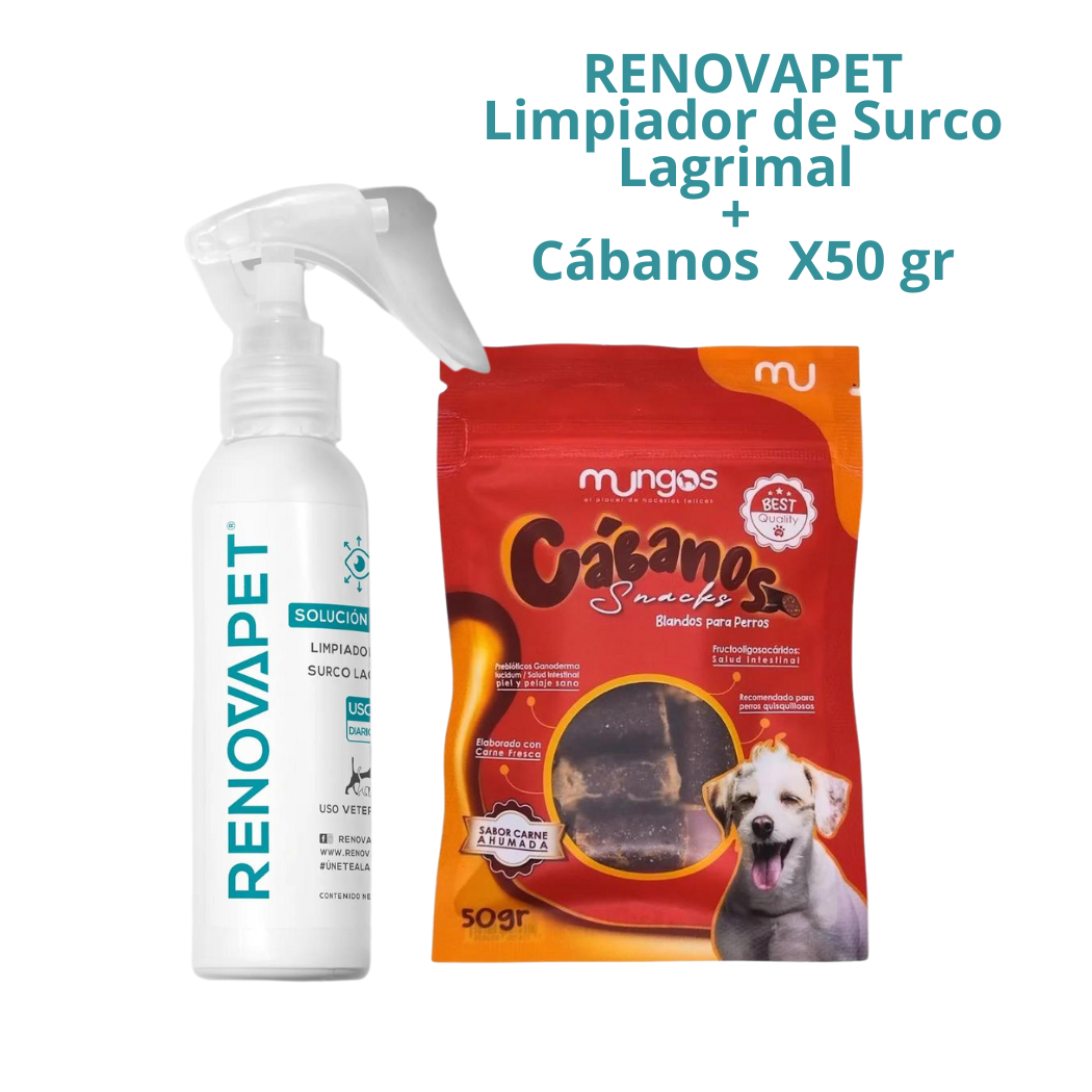 RENOVAPET LIMPIADOR DE SURCO LAGRIMAL 120ML