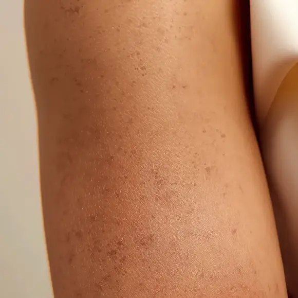 rough and scratchy chicken skin