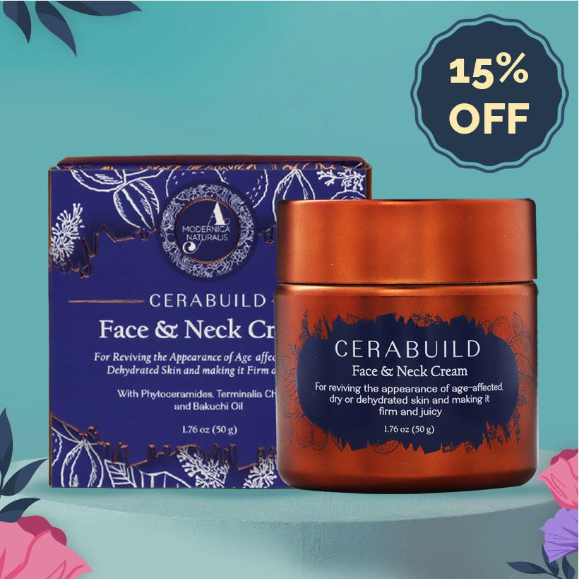 Cerabuild Face and Neck Cream - Restore and Protect Your Skin's Lost Moisture with Phyto-Ceramides