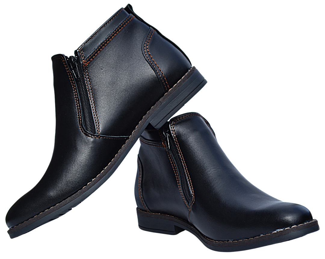 Astro - Men's polish leather boots - Reindeer Leather
