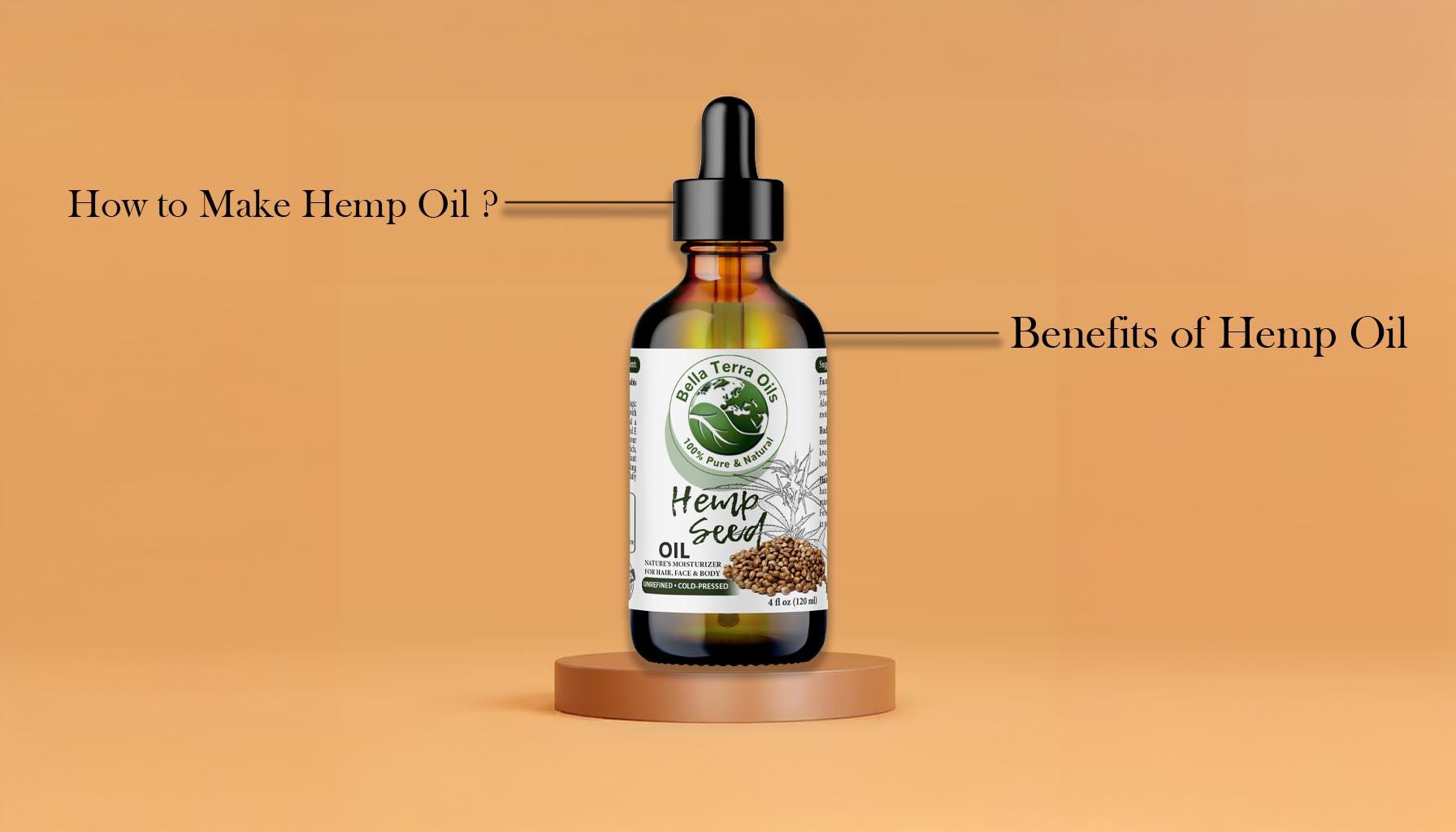 How to Make Hemp Seed Oil