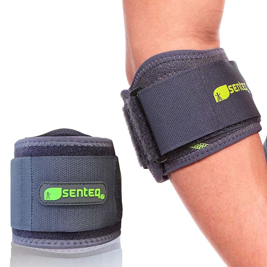 Elbow Brace Compression Sleeve Support Tennis Golfer's Tendonitis Arthritis Pain 