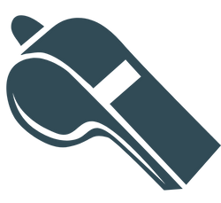 a cartoon whistle icon