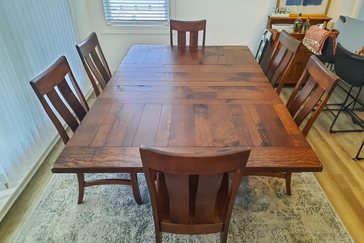 Cherry Wood Extendable Dining TAble for 6