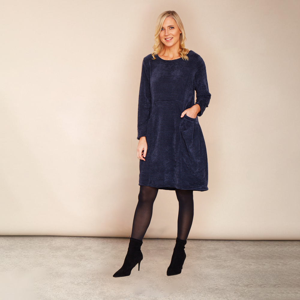 Tessa Dress (Navy)