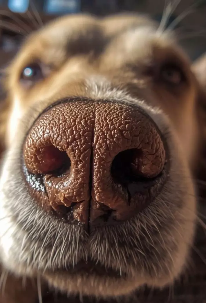 crusty dog nose