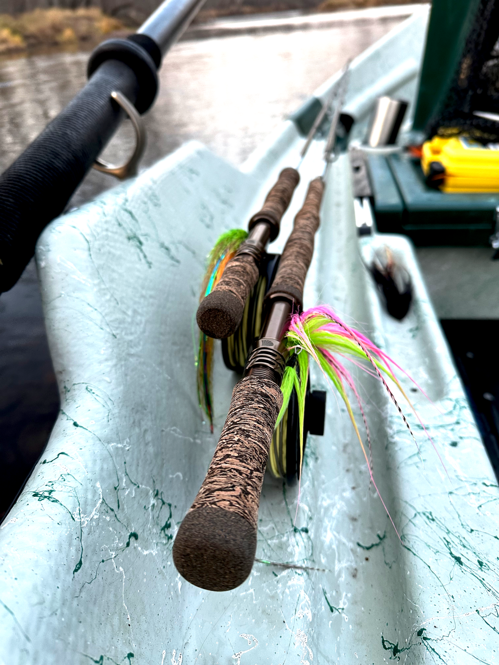 St. Croix Tannic musky fly rod with Cactus Cork handle and titanium guides