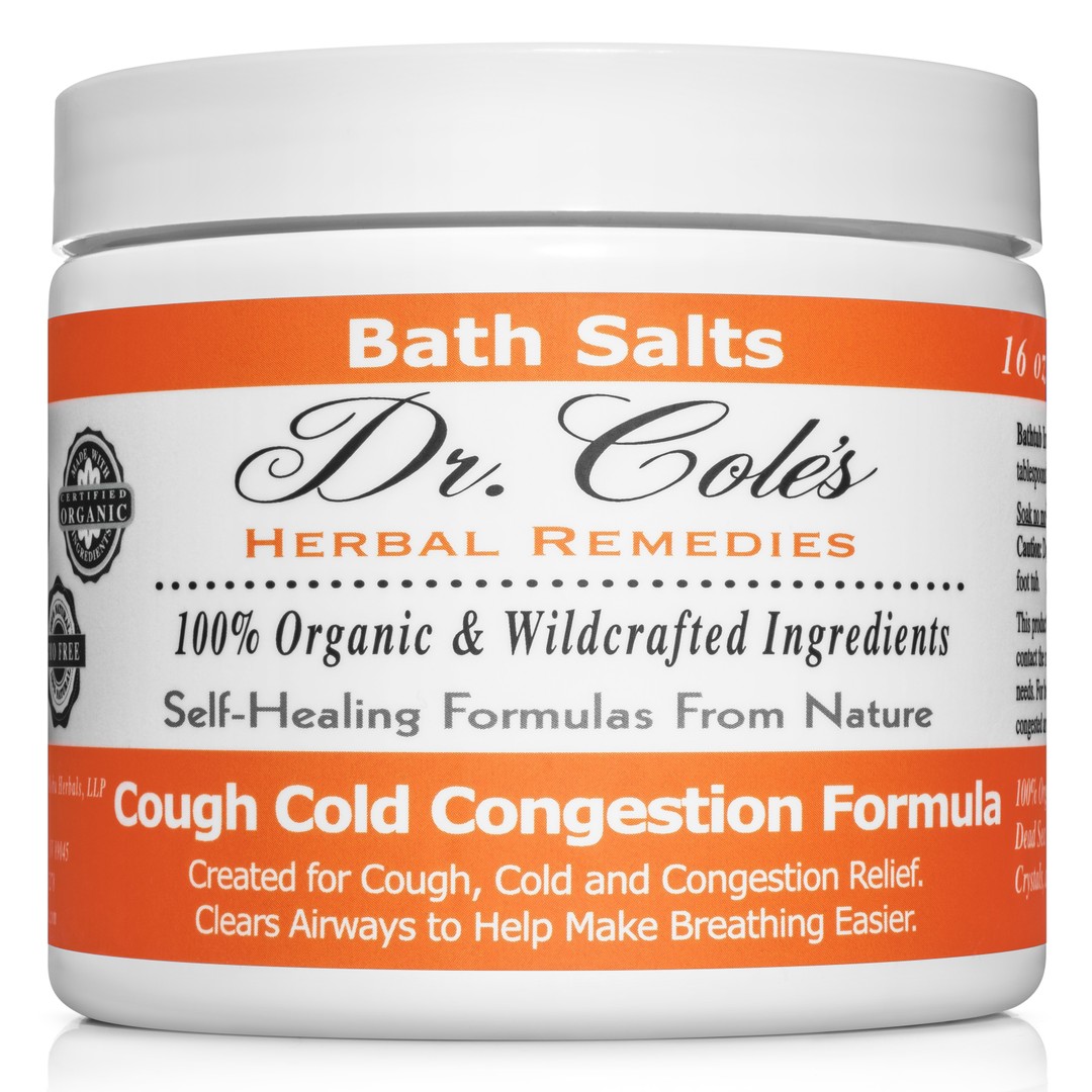 Dr. Cole's Cough Cold Congestion Bath Salts